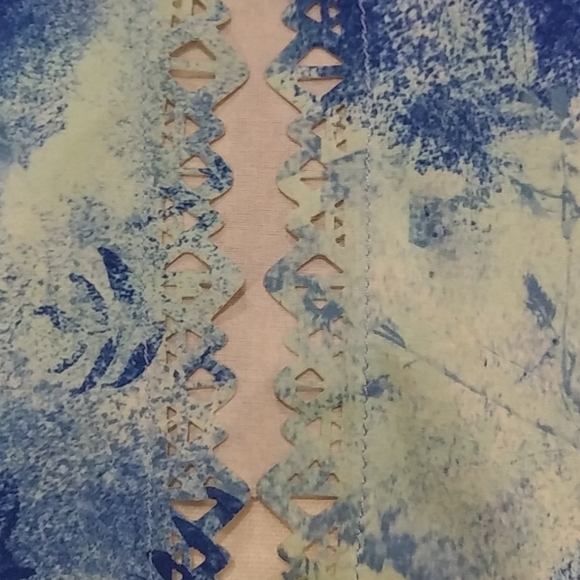 Ivivva Blue Patterned Activity Tank Top Size 10 - Picture 5 of 9